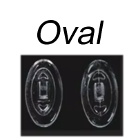 Silicone Nose Pads 'Oval'