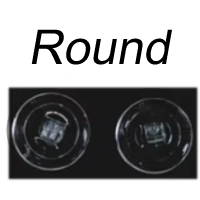 Silicone Nose Pads 'Round'