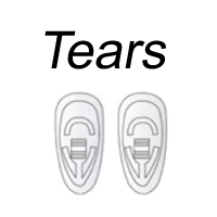 Silicone Nose Pads 'Tears'