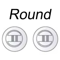 Silicone Nose Pads 'Round'